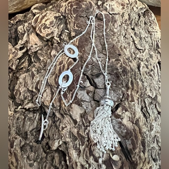 Authentic Links of London Necklace Tassel Chain Balls Bead Ball 18.5” Adjustable - Picture 6 of 16